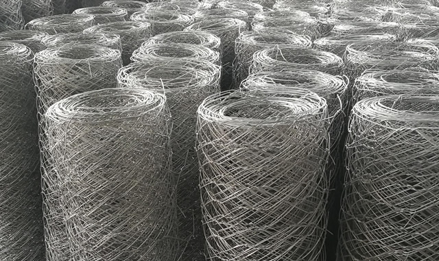 Gabion mesh roll hot dipped galvanized twisted woven